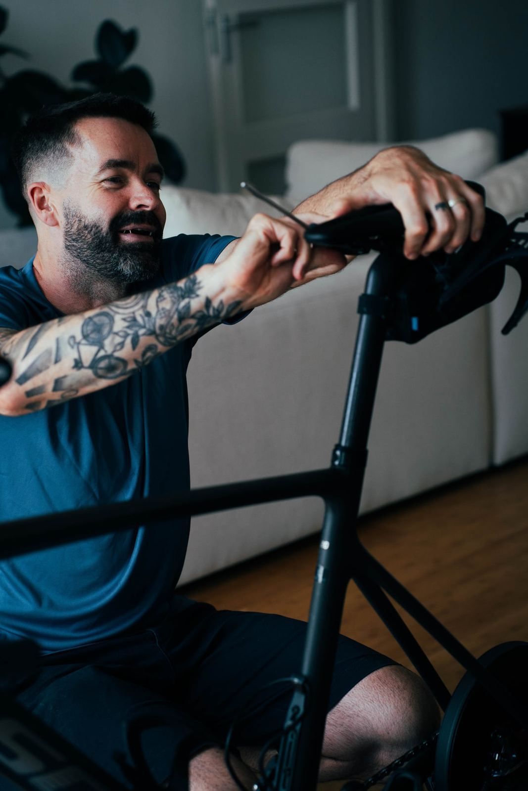 Bike fit testing session