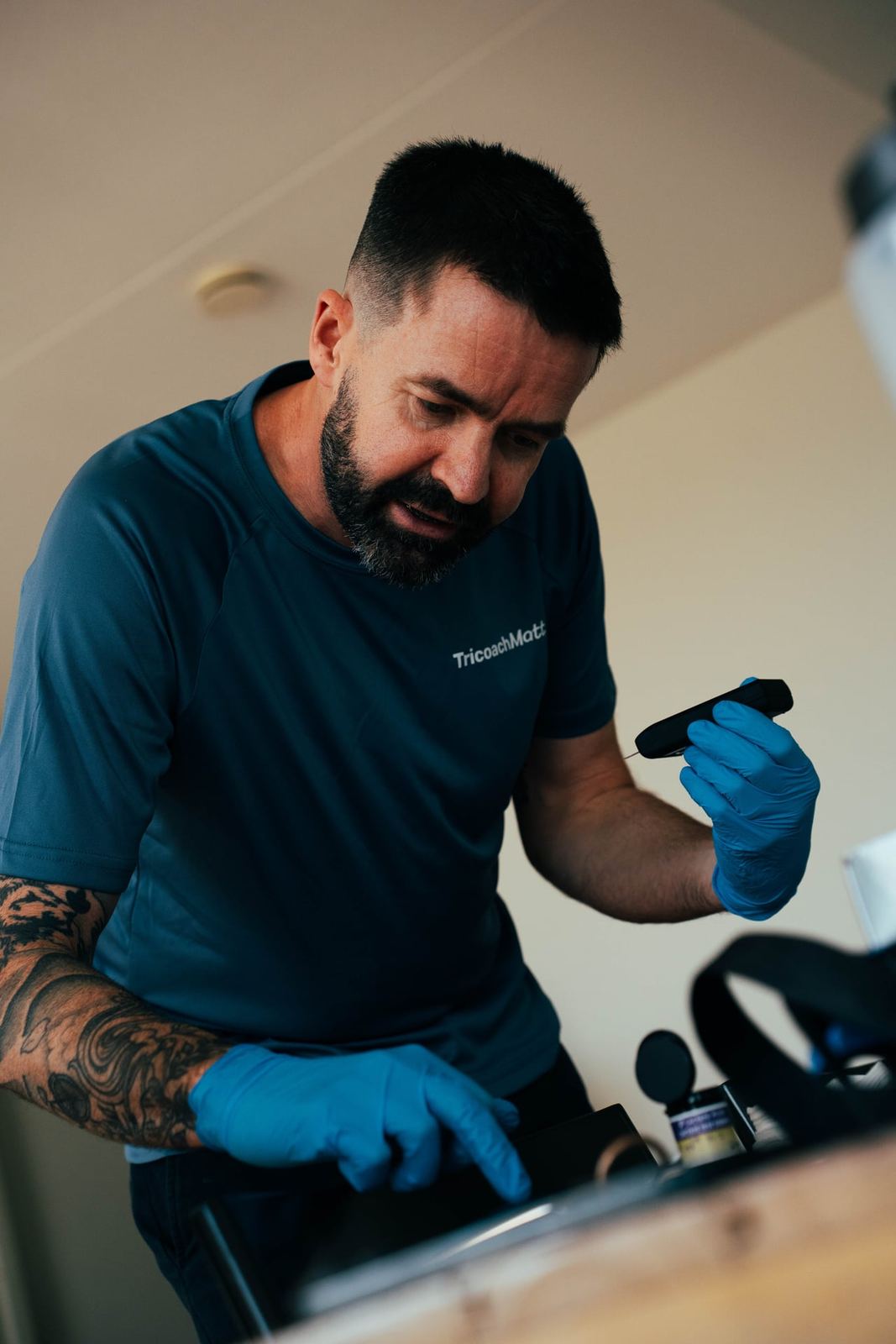 Lactate testing equipment used at TCM Sports Performance